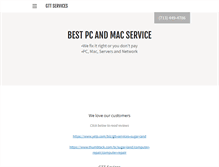Tablet Screenshot of gttservices.com